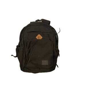 Keofid Travel 2 Section Black Backpack